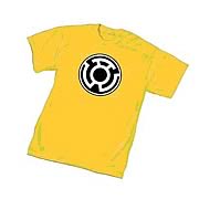 Green Lantern Gold Sinestro Corps Symbol T-Shirt